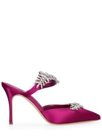 90mm lurum satin mules - Manolo Blahnik - Women Luisaviaroma at Luisaviaroma